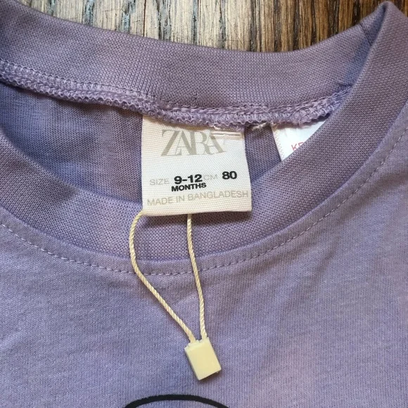 NWOT Zara Dog Tee Size 9-12 Months - Picture 3 of 3